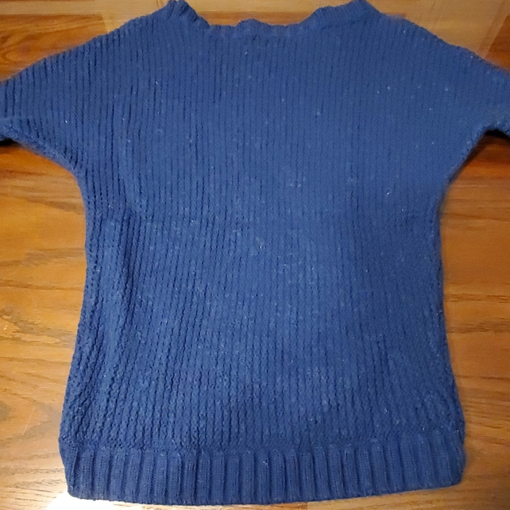 Express Navy Ribbed Sweater Size XS - Picture 4 of 5